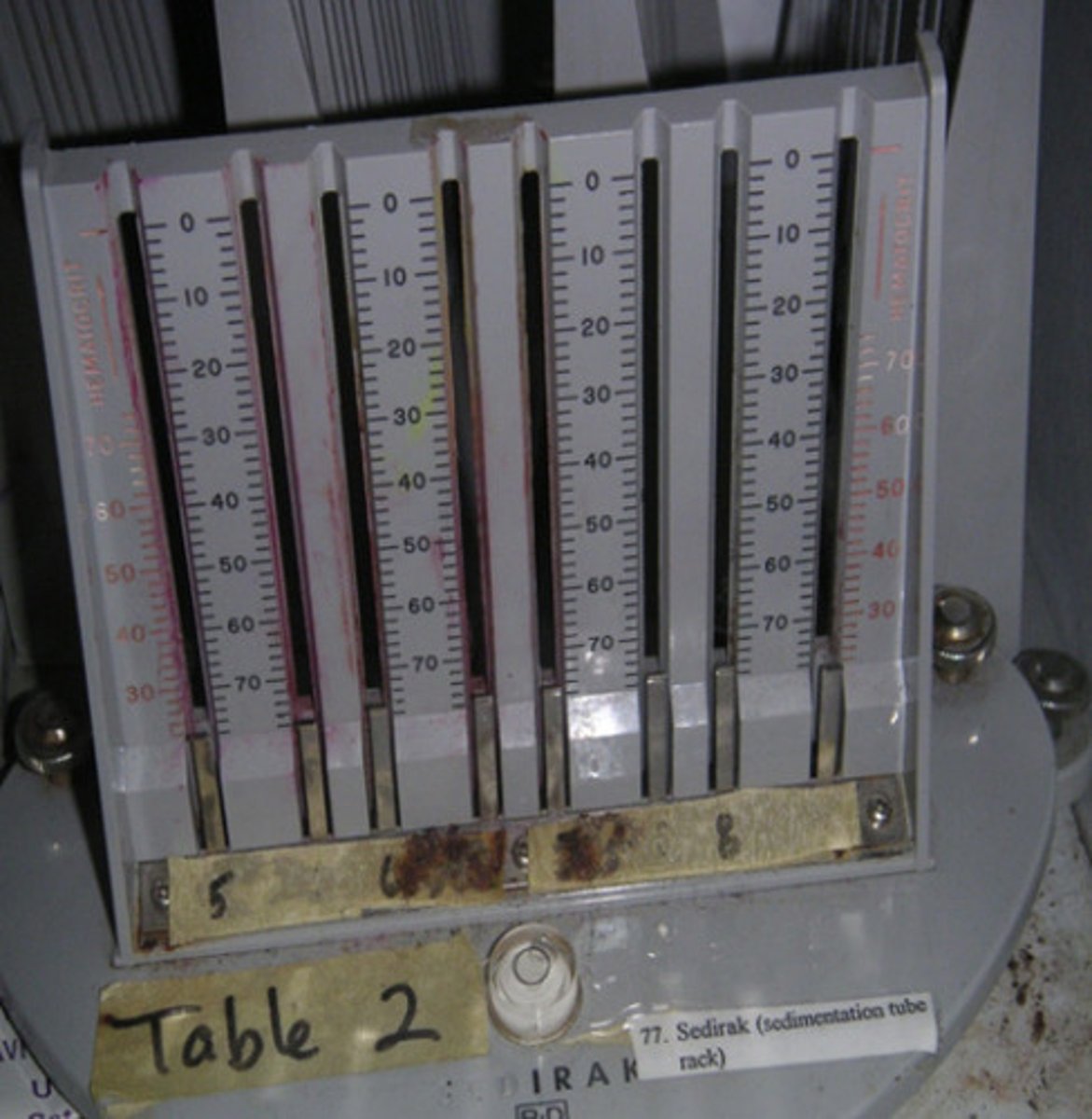 <p>A device used to measure the sedimentation rate of RBC.</p>