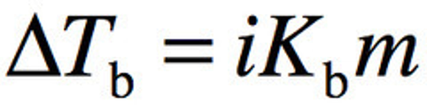 <p>multiply ΔT by # of solute ions</p>