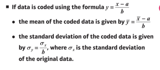 <p>*can rearrange the formulae to give mean/standard deviation for the original data, that is what is usually asked.</p>