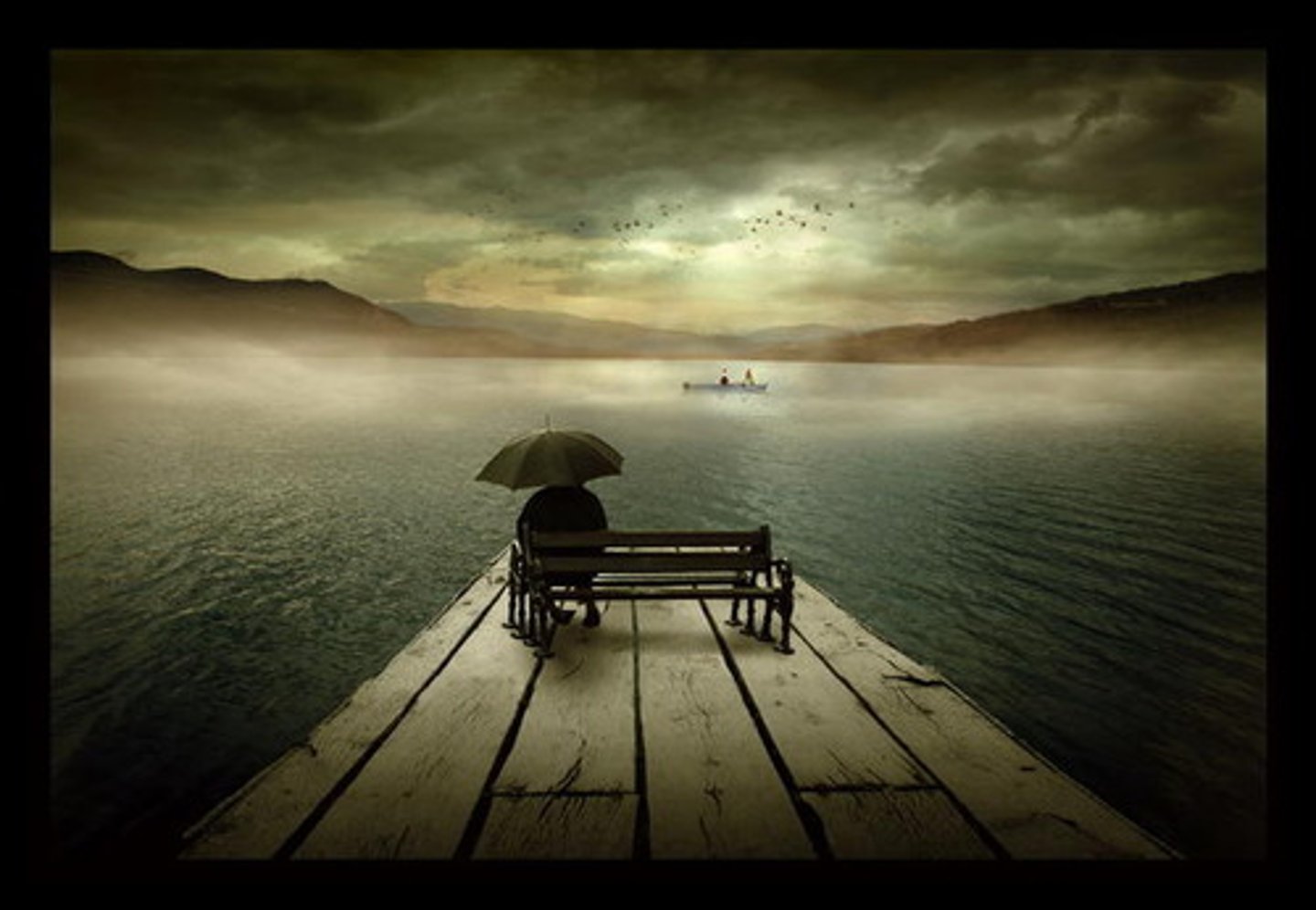 <p>alone</p>