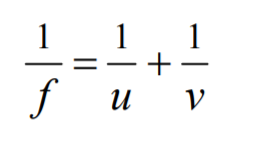 <p><span style="color: rgb(0, 0, 0);"><span>Label this formula</span></span></p><p><span style="color: rgb(0, 0, 0);"><em><span>Mirror and lens formula</span></em></span></p>