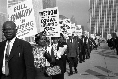 It is the National Association for the Advancement of Colored People. It aimed for the full equality of the races