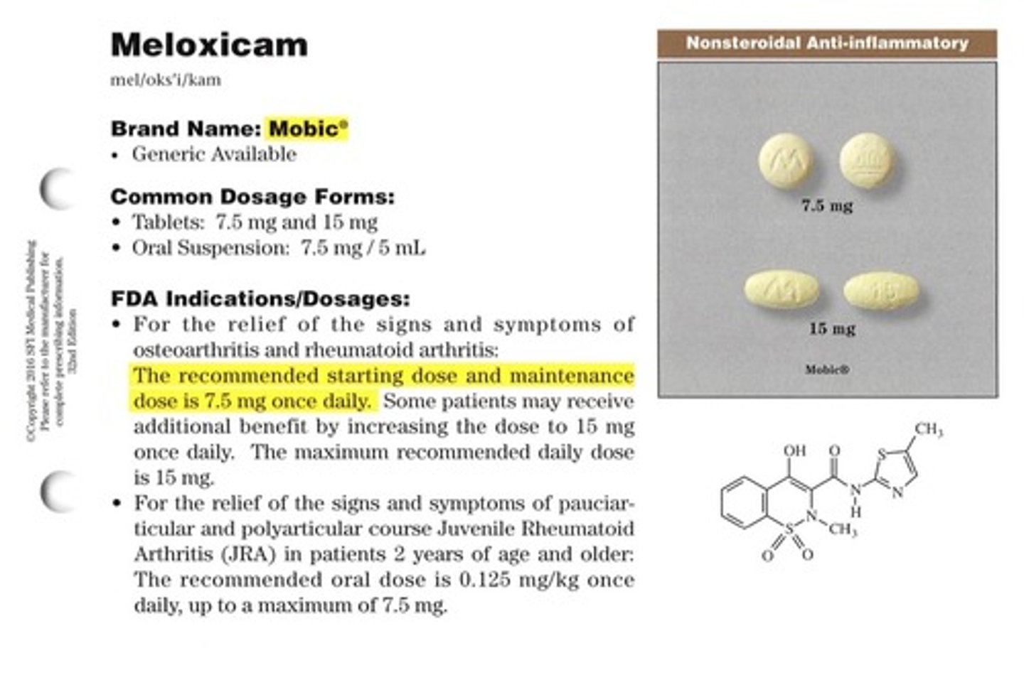 <p>Mobic</p><p>(Pain/Inflammation)</p>
