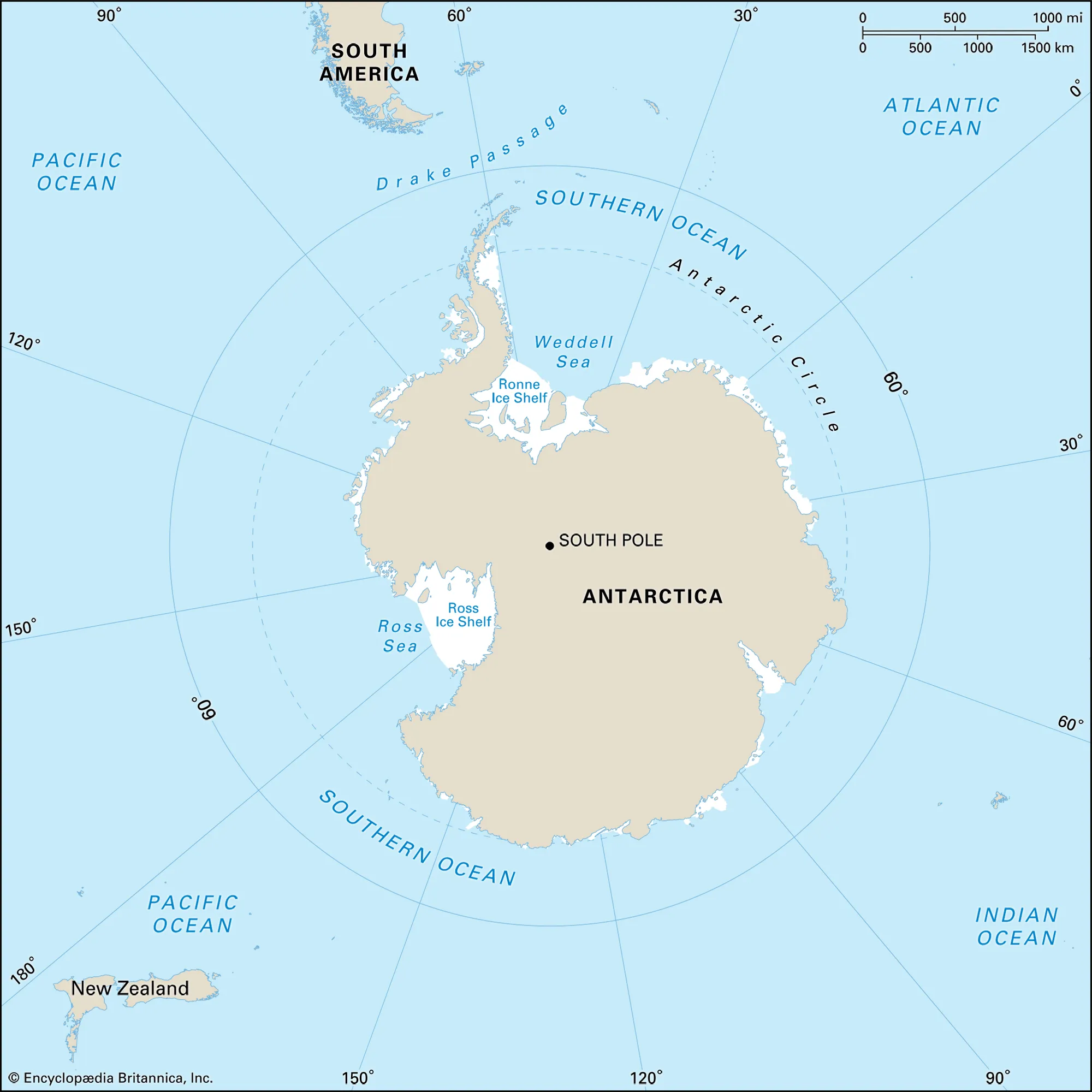 <p>The ocean that is just above Antarctica</p>