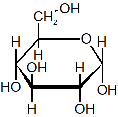 <p>the hydroxyl group on the anomeric carbon is in the opposite direction as the CH<sub>2</sub>OH group (below) </p>