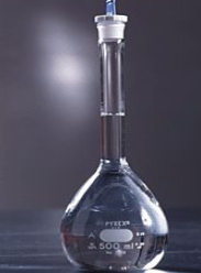 <p>Used to prepare solutions with a precise volume</p>