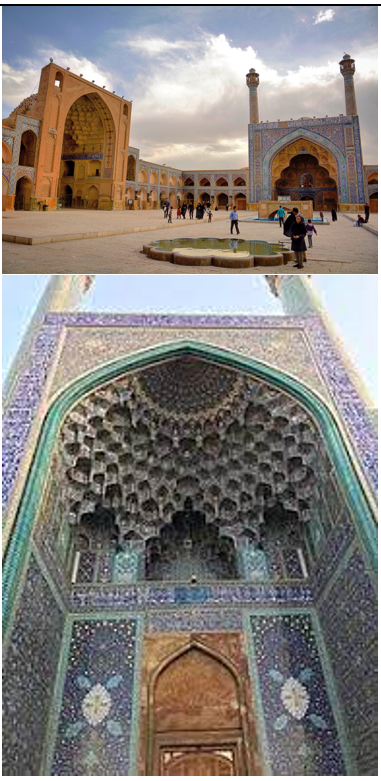 <p>Great Mosque at Isfahan (culture &amp; location)</p>