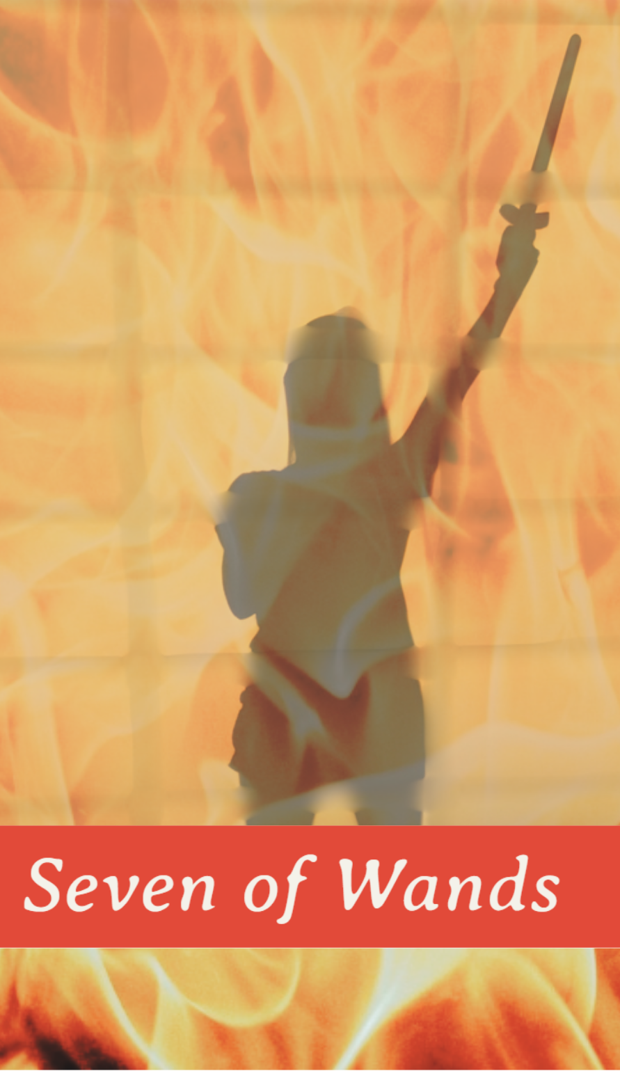 <p>Seven of Wands</p>