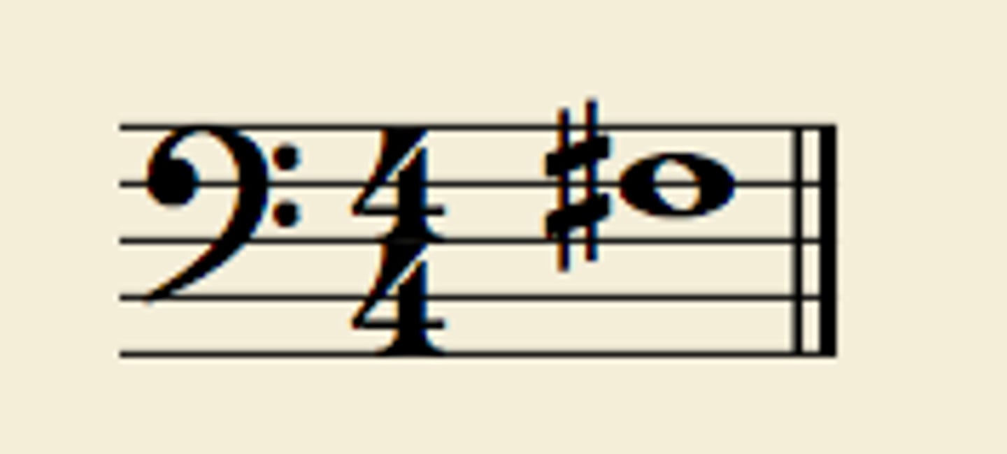 <p>F# (4th Line)</p>