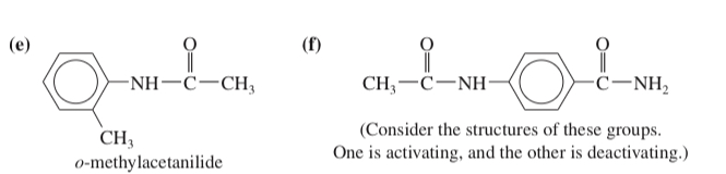 <p>(17.13) <span>Predict the mononitration products of the following aromatic compounds. <strong>(a) </strong><em>p</em>-methylanisole <strong>(b) </strong><em>m</em>-nitrochlorobenzene<br><strong>(c) </strong><em>p</em>-chlorophenol <strong>(d) </strong><em>m</em>-nitroanisole</span></p>