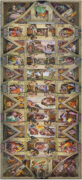 Sistine Chapel Ceiling Frescoes