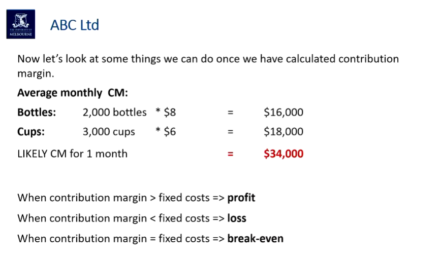 <p>In order for us to sell our products, we need to spend $34,000 every single month</p>