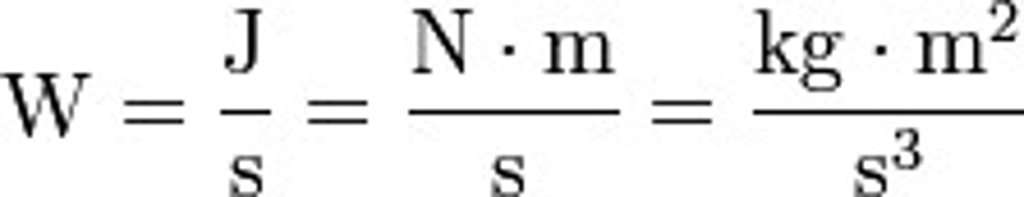 <p>SI unit of power</p>
