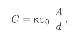 <p><span><span>two identical conducting plates separated by a distance</span></span></p>