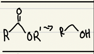 <p>NaBH<sub>4 </sub>or LiAlH<sub>4 </sub>good reducing agent</p>