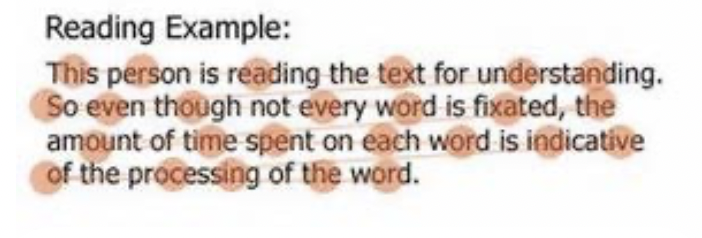 <p>High frequent and predictable words are not fixed </p>