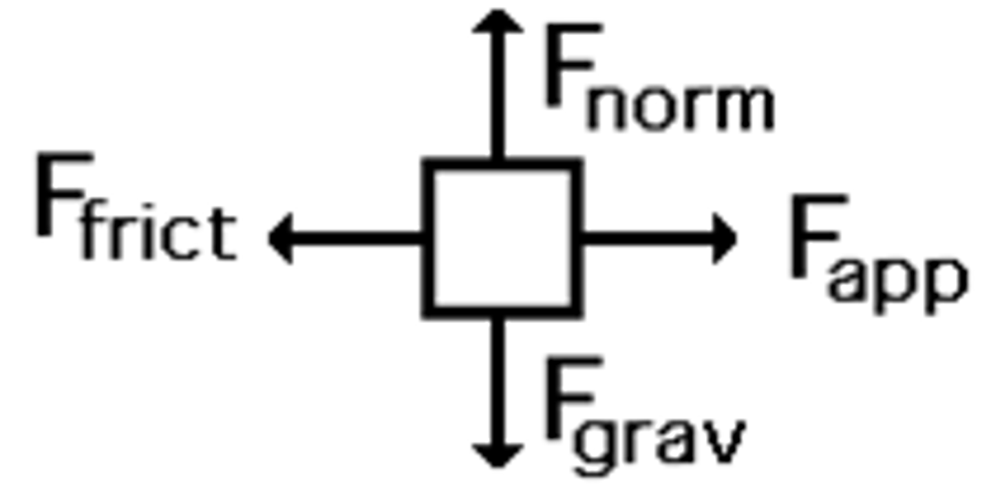 <p>simplified diagrams that show the magnitude and direction of forces; longer vector means greater force</p>
