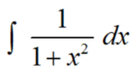 <p>∫1/1+x² dx</p>