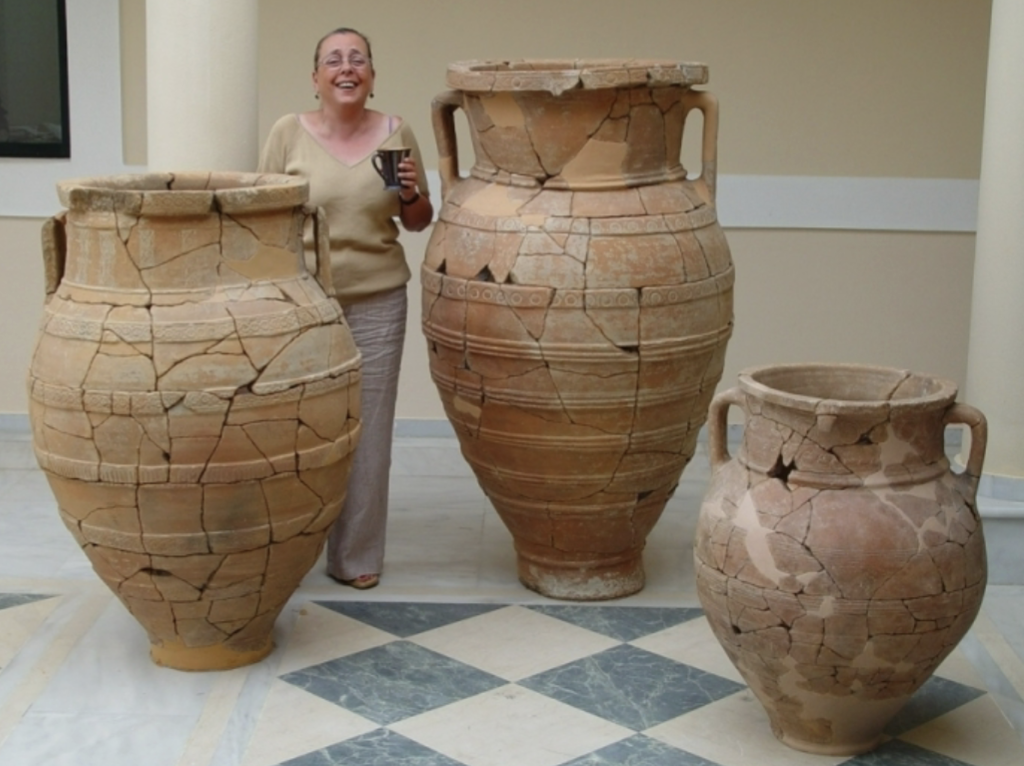 <p>Pithos jars</p>