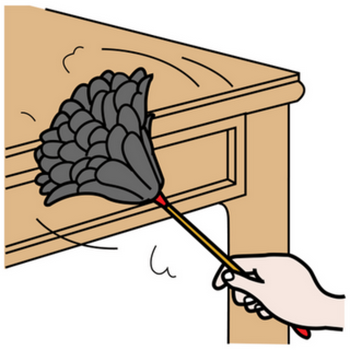 <p>huīchén -bụi bặm (dt)</p><p>打扫灰尘:phủi bụi, quét bụi</p>