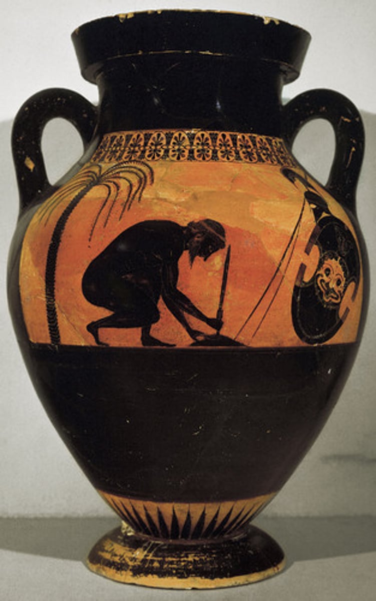 <p>Artist: Exekias<br>Archaic Greek</p>