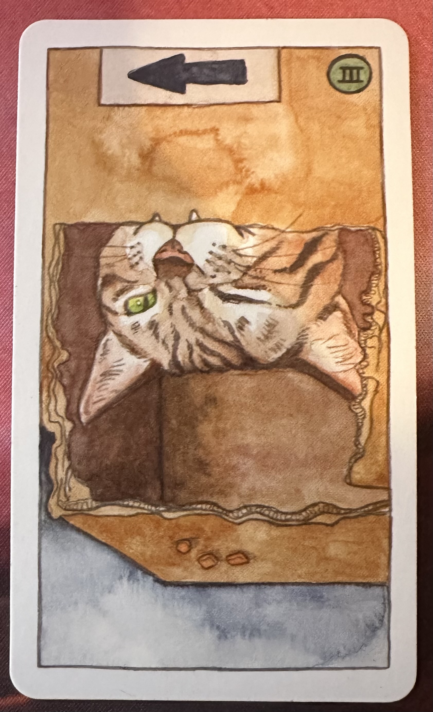 <p>Three of Pentacles (III) Reversed</p>