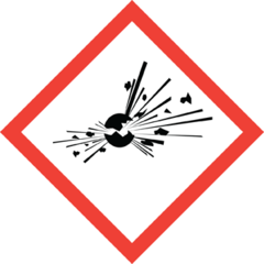 <p>explosive/reactive substances</p>