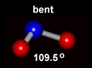 <p>bent, 109.5, sp3</p>