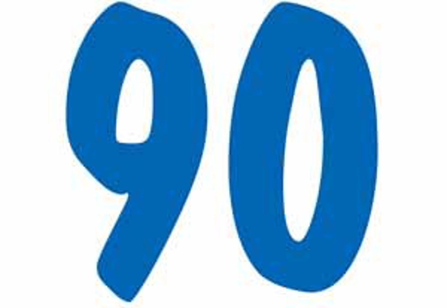 <p>Ninety</p>
