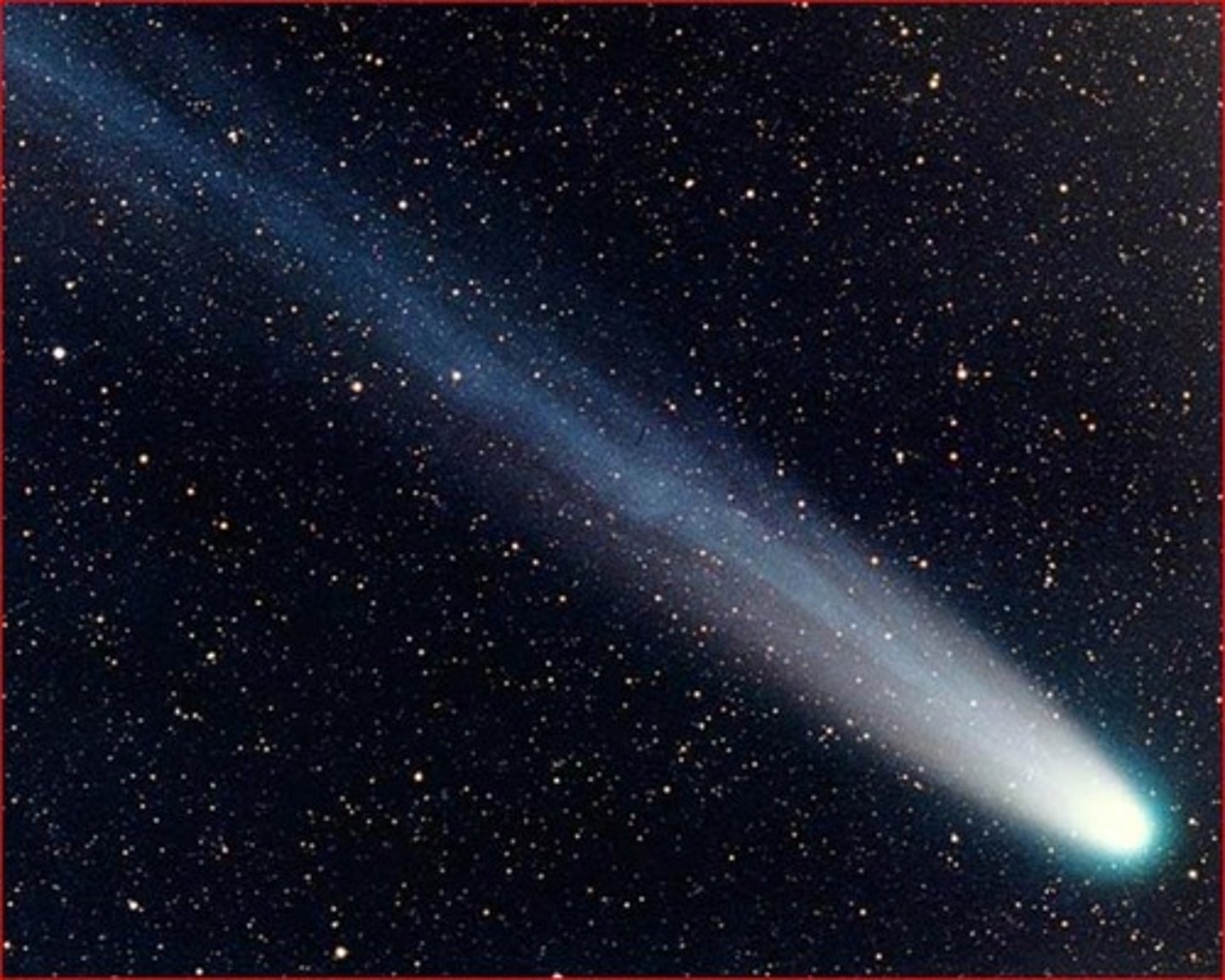 <p>a small object in space that orbits a star and is made of ice, dust particles, and frozen gases</p>