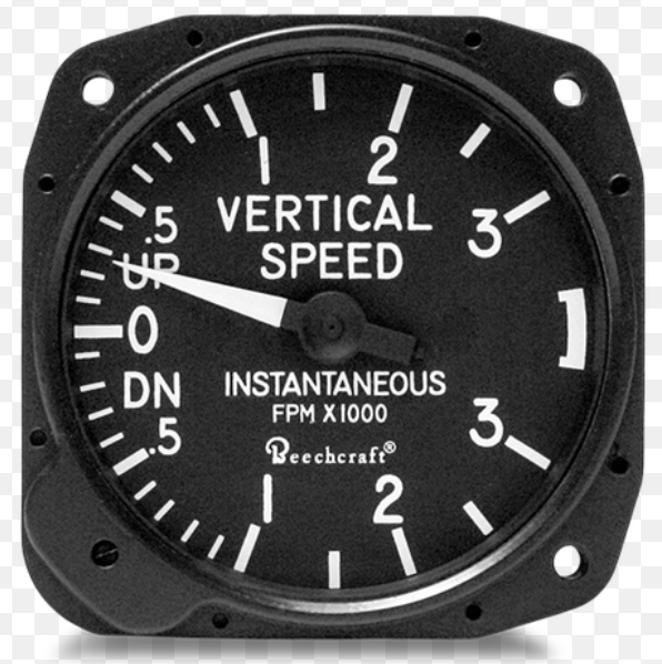 <p><span style="background-color: transparent;">Measures rate of climb or descent in feet per minute.</span></p>