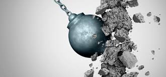 <p>Consume (v.) - to completely destroy or eradicate</p>