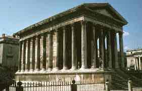 <p>In Roman architecture, a public building for legal and other civic proceedings, rectangular in plan, with an entrance usually on a long side.</p>