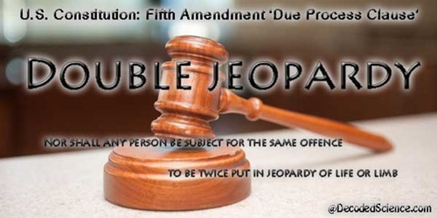 <p>Right to not be forced to testify against yourself</p>
