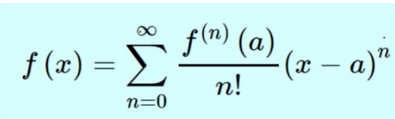 <p>Representation of Taylor Polynomial using Sigma Notation </p>