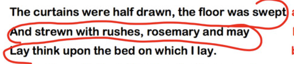 <p>the continuation of a sentence or phrase from one line of poetry to the next</p><p>ex: </p>