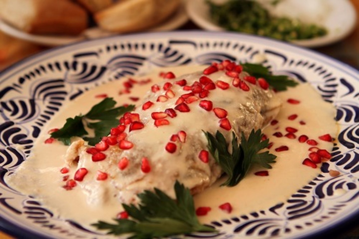 <p>el chile (en nogada)</p>