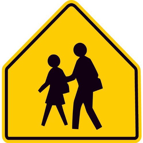 <p>slow down watch for children and families</p>