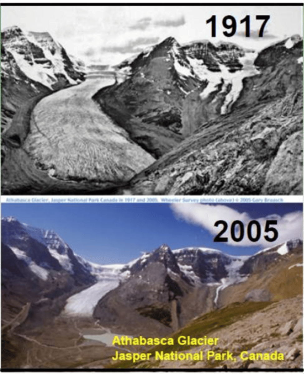 <p>When more of a glacier is melting than is being formed each year.</p>