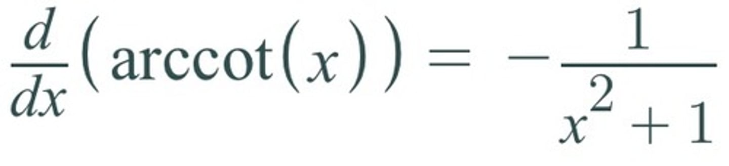 <p>-1/(1+x²)</p>