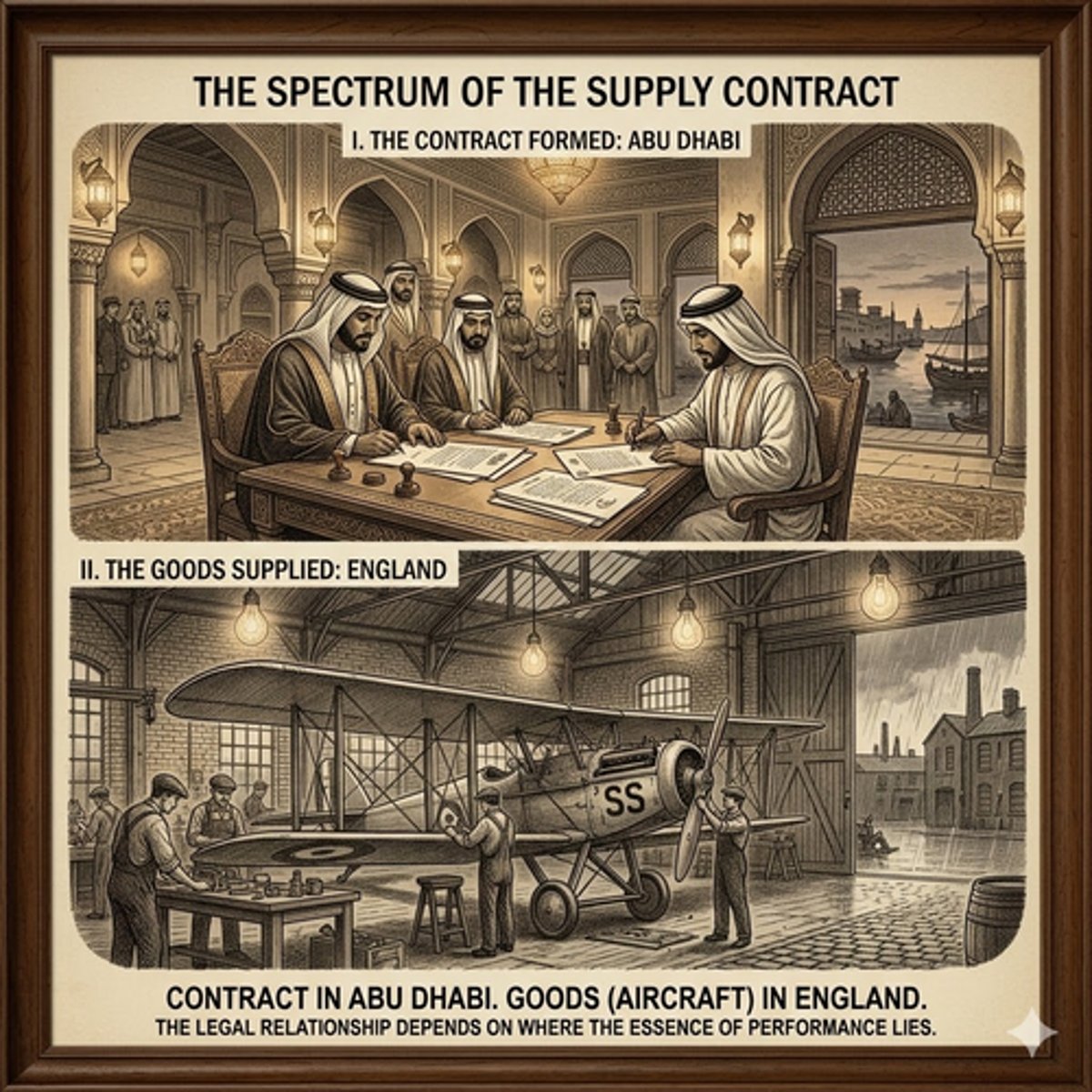<p>Chapter: Freedom of Contract (Regulation by Statute: Unfair Contract Terms Act 1977)</p><p>Facts: Aircraft supplied in England but contract formed in Abu Dhabi.</p><p>Principle: Not an international supply contract under s26. Just because the contract involved a foreign party and was formed abroad, it does not automatically make it an "international supply contract" under s26. The key factor is whether the contract meets the precise conditions in s 26 ("Supply is to a person whose business is outside the UK") which it did not.</p>