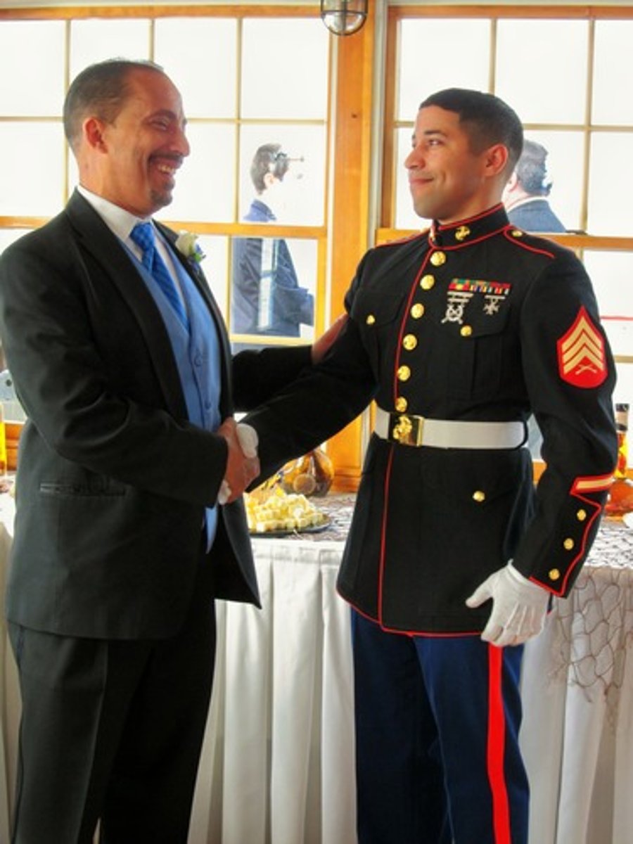 <p>to shake hands</p>