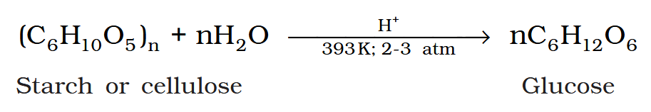 <p>By boiling with dilute $$H_2SO_4$$ at 393K under 2-3 atm.</p>