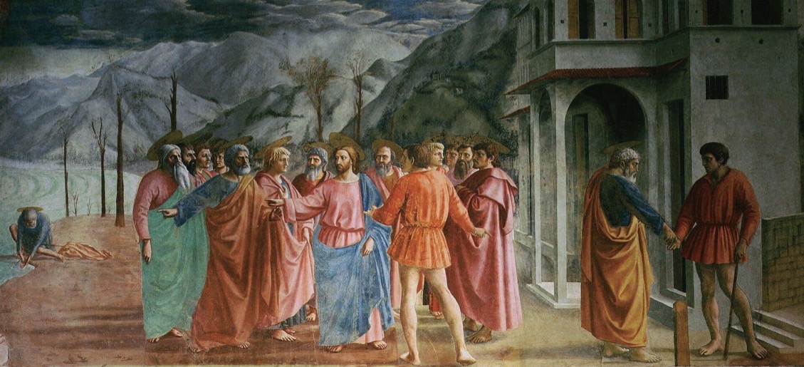 <p>«Чудо со статиром»</p><p>Фреска Капеллы Бранкаччи</p><p>Мазаччо</p>