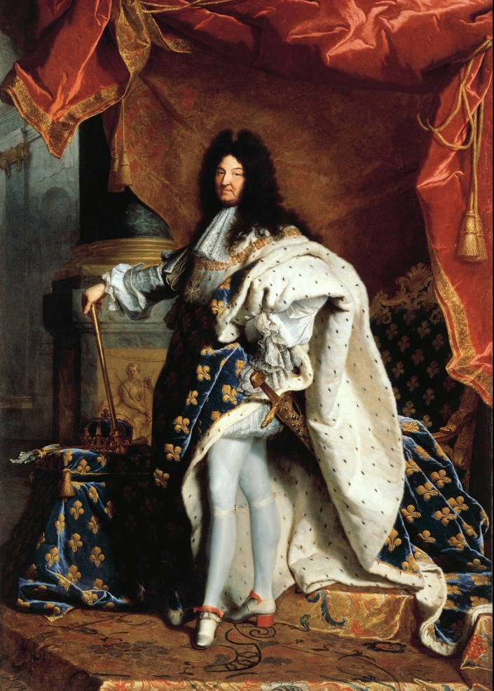 <p>Hyacinthe Rigaud, <em>Louis XIV</em>, 1701. Oil on Canvas.</p>