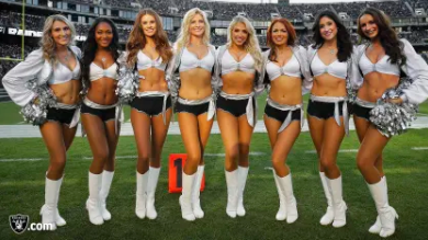 <p>Raiderettes </p>