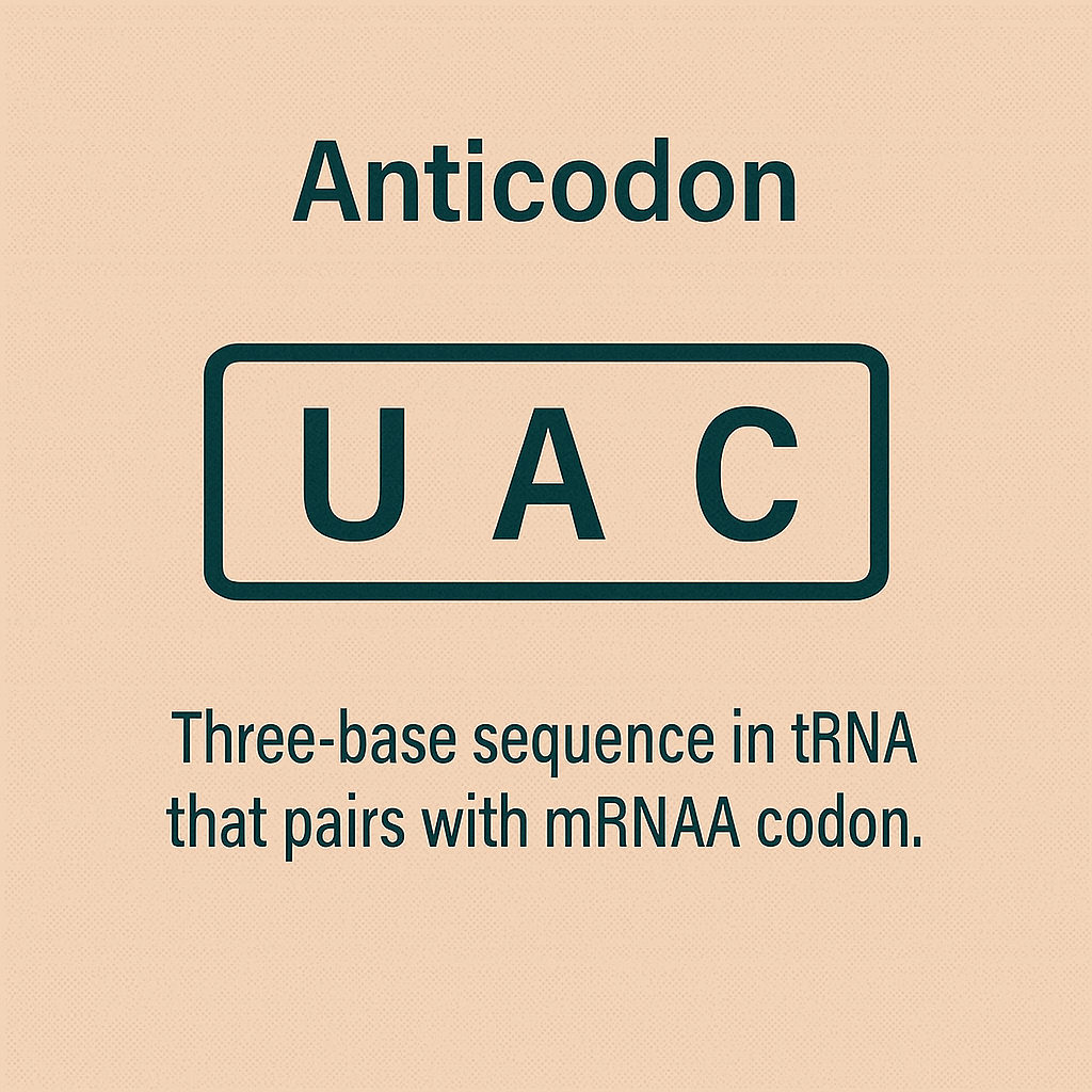 <p>Anticodon</p>