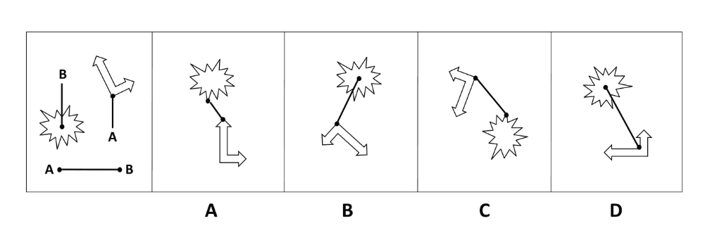 <p>Which of these images <em>best</em> solves the problem in the first picture?</p><ol><li><p>D</p></li><li><p>B</p></li><li><p>C</p></li><li><p>A</p></li></ol>