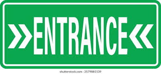 <p>entrance (residence)</p>