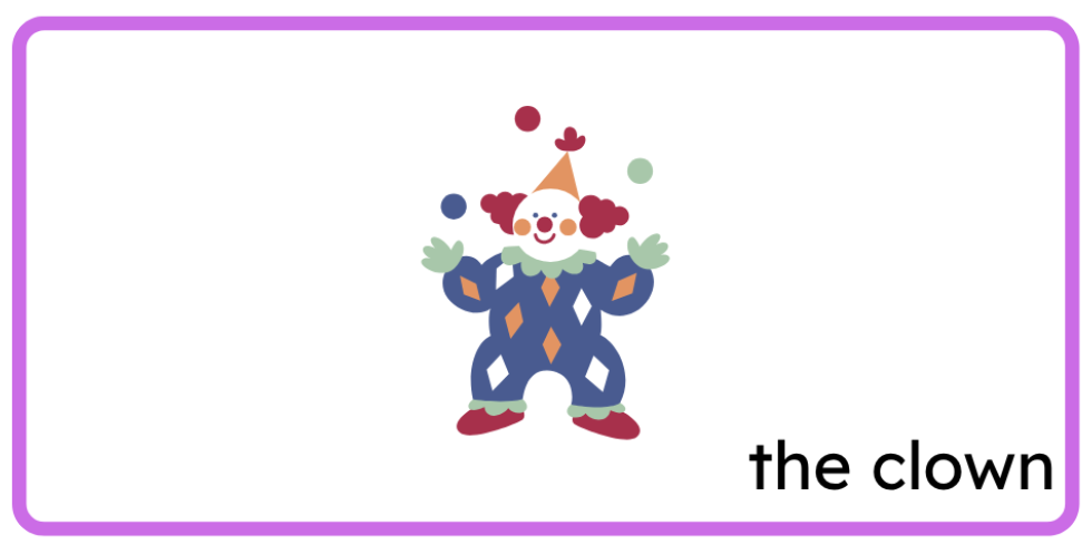 <p>the clown</p>